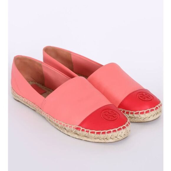 Tory Burch Womens Colorblock Flat Espadrilles Loafers Slippers Size 6.5 - Picture 1 of 9